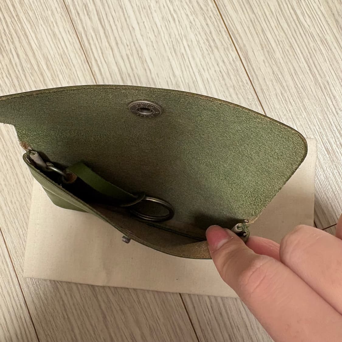 MHL 마가렛호웰 터프 레더 미니 지갑 카드지갑 상품이미지4