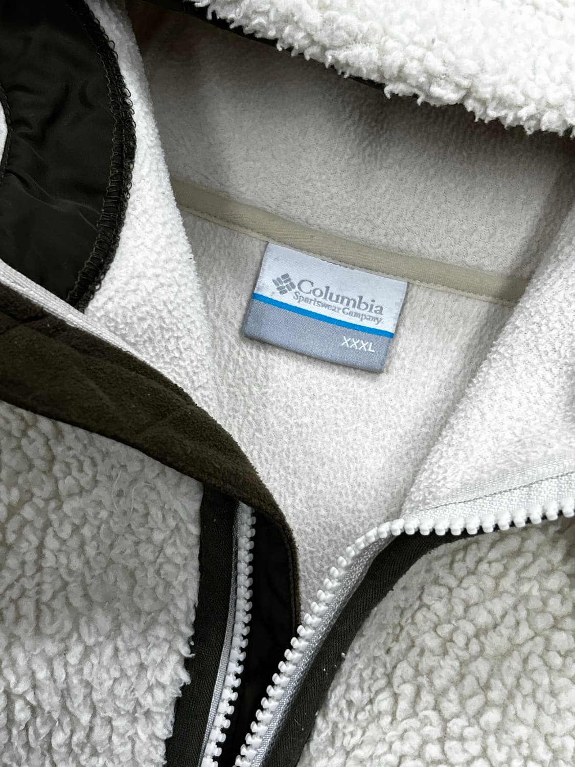 콜롬비아 초코 브라운 체스트 포켓 플리스 자켓 3XL 상품이미지5