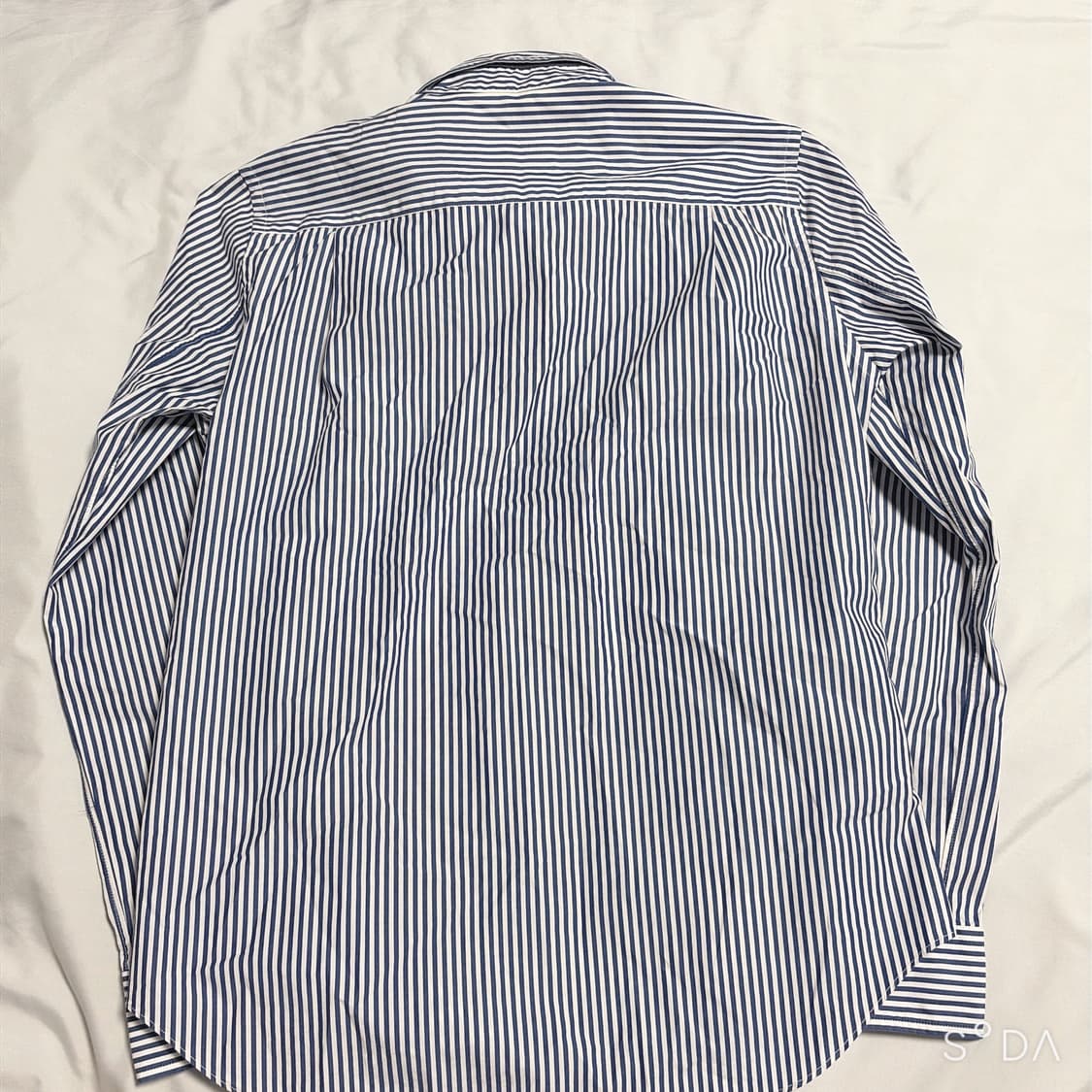 꼼데가르송 플레이 스트라이프 셔츠 M 블루 상품이미지8