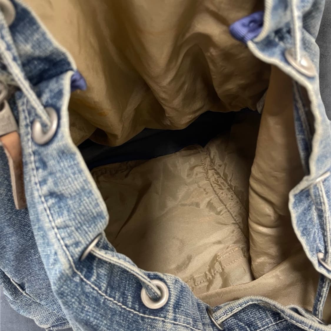 루카스 Lucas 데님 멀티포켓 빈티지 백팩 상품이미지8