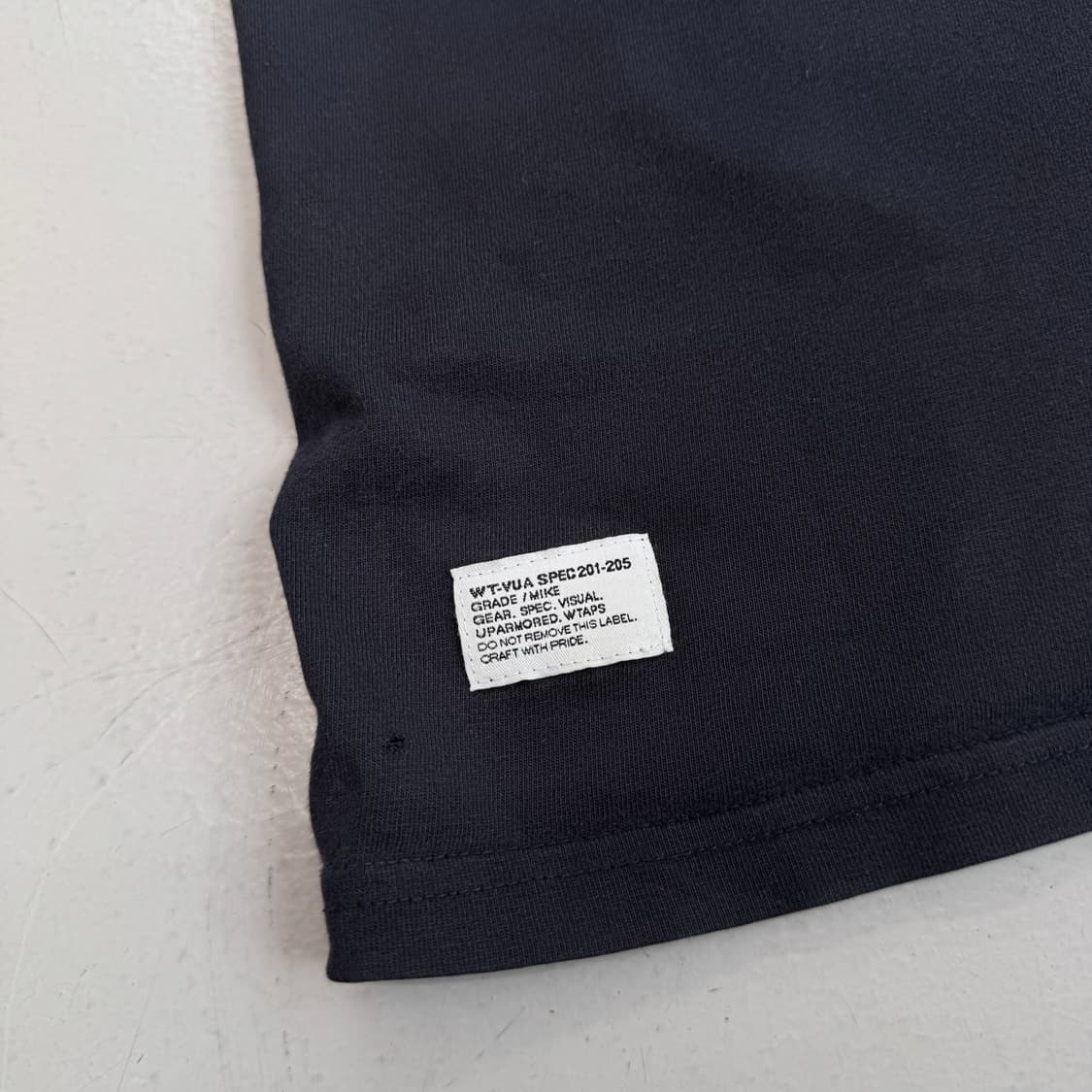 WTAPS 더블탭스 반팔 티셔츠 블랙 상품이미지4