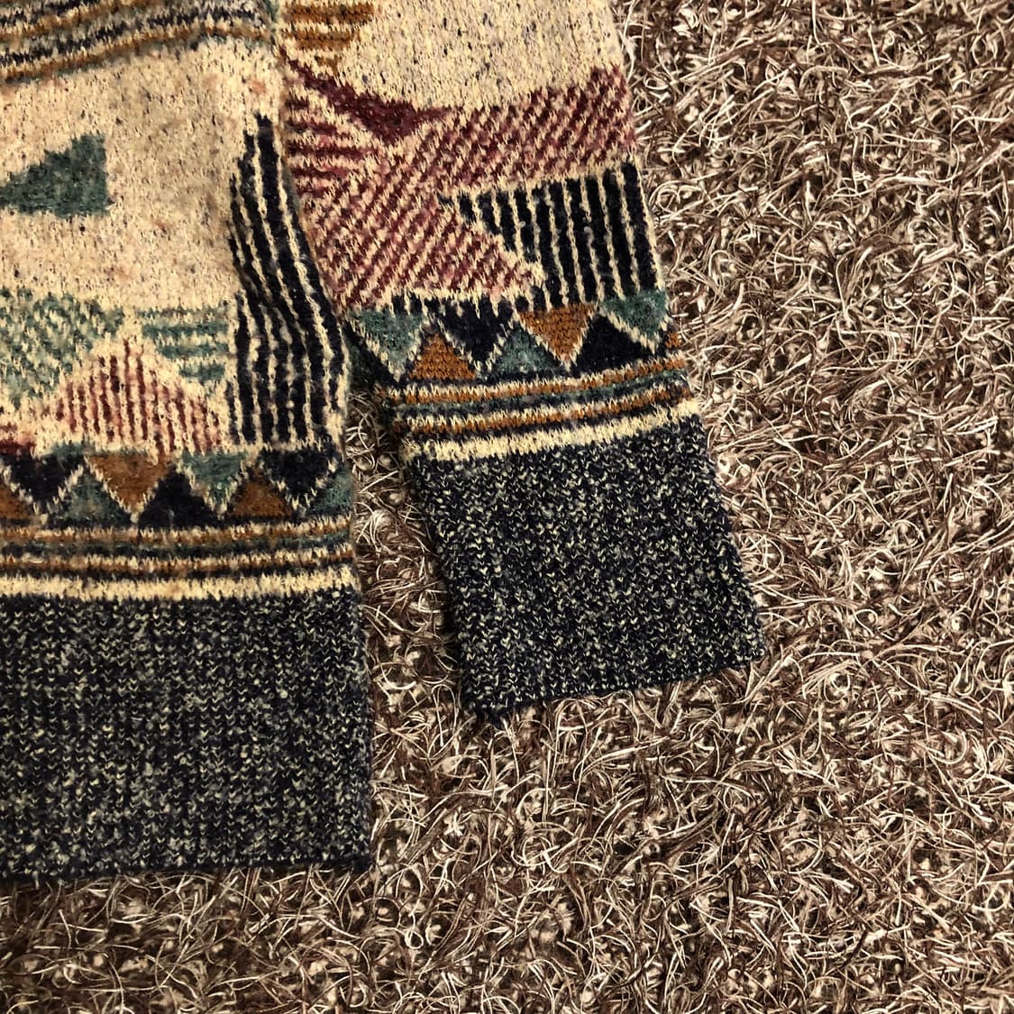 미쏘니 빅카라 멀티컬러 울 니트 상품이미지3