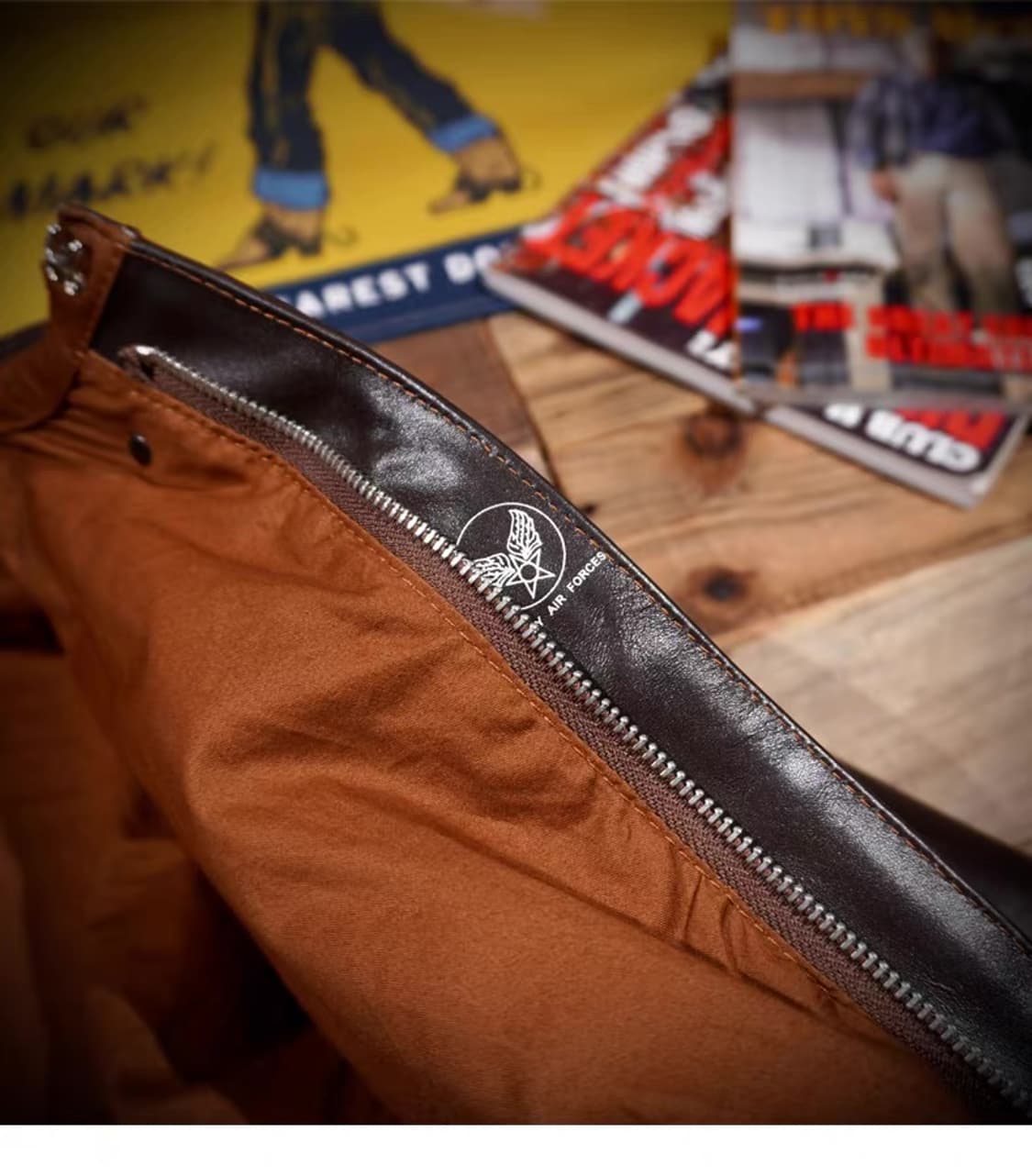 [미개봉] VELUOKLDLY A-2 차심 말가죽 자켓 2XL 상품이미지9