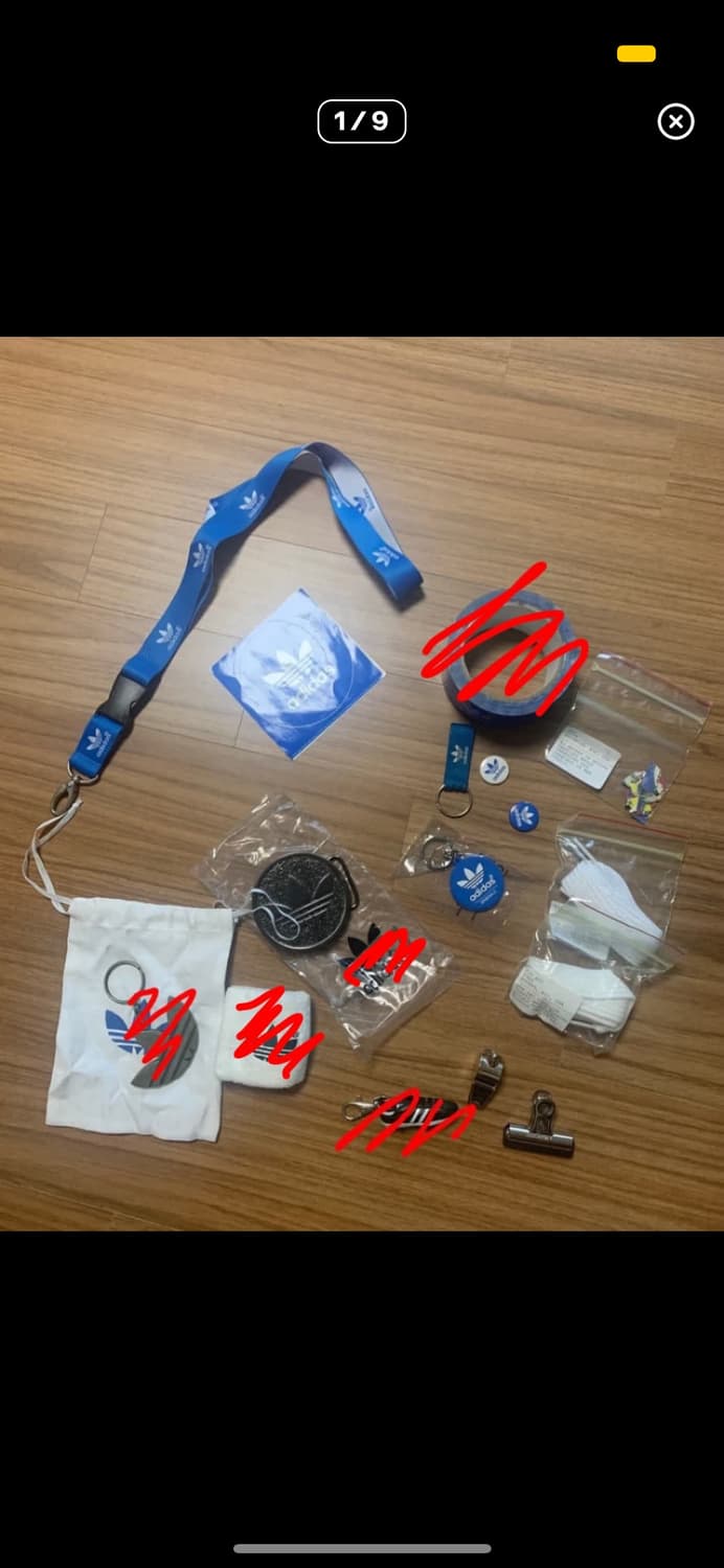 프랑스구매 미사용 아디다스 오리지날스 굿즈 8종 상품이미지1