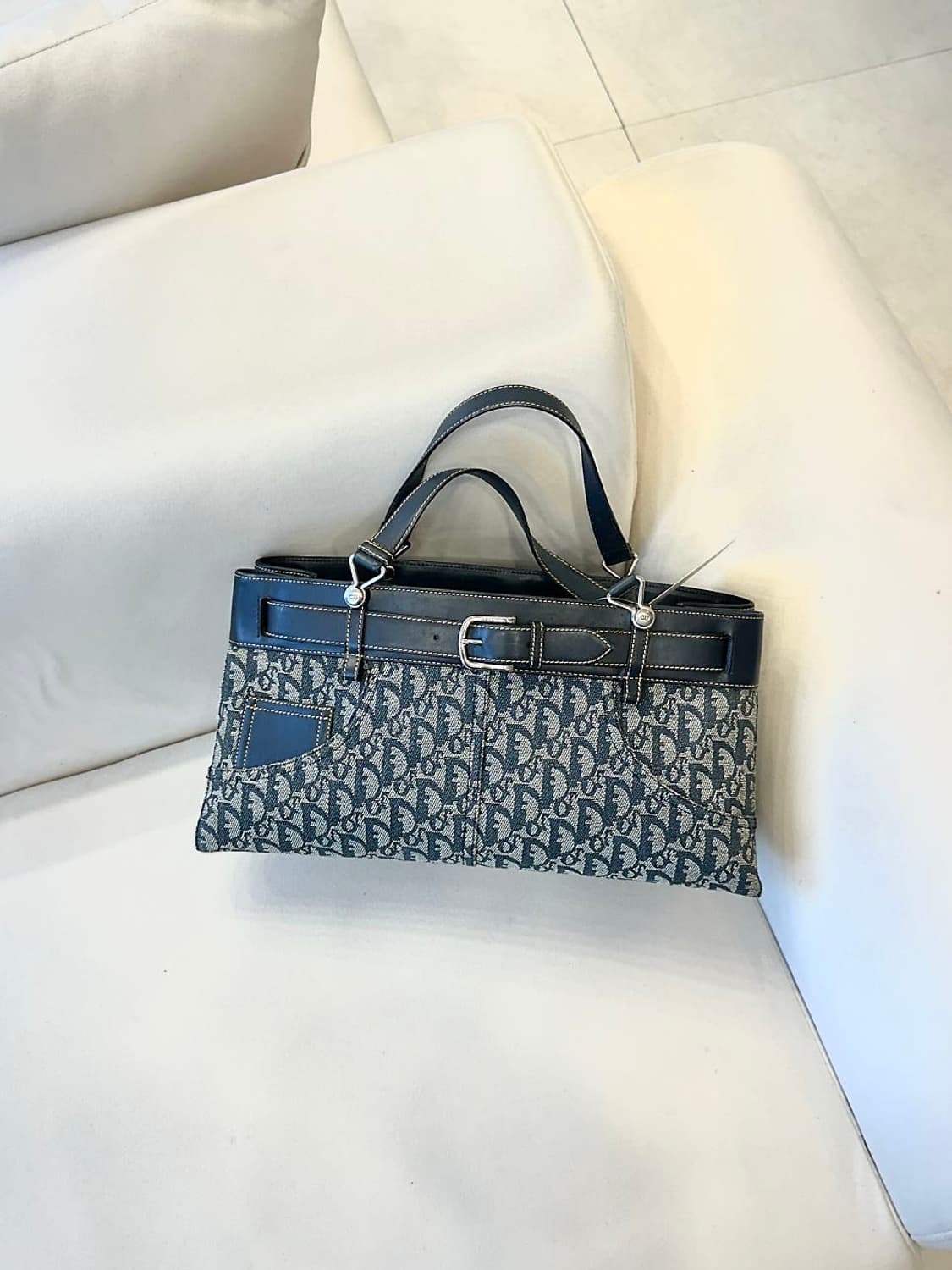 디올 오블리크 트로터 벨트백 (정품) 상품이미지1