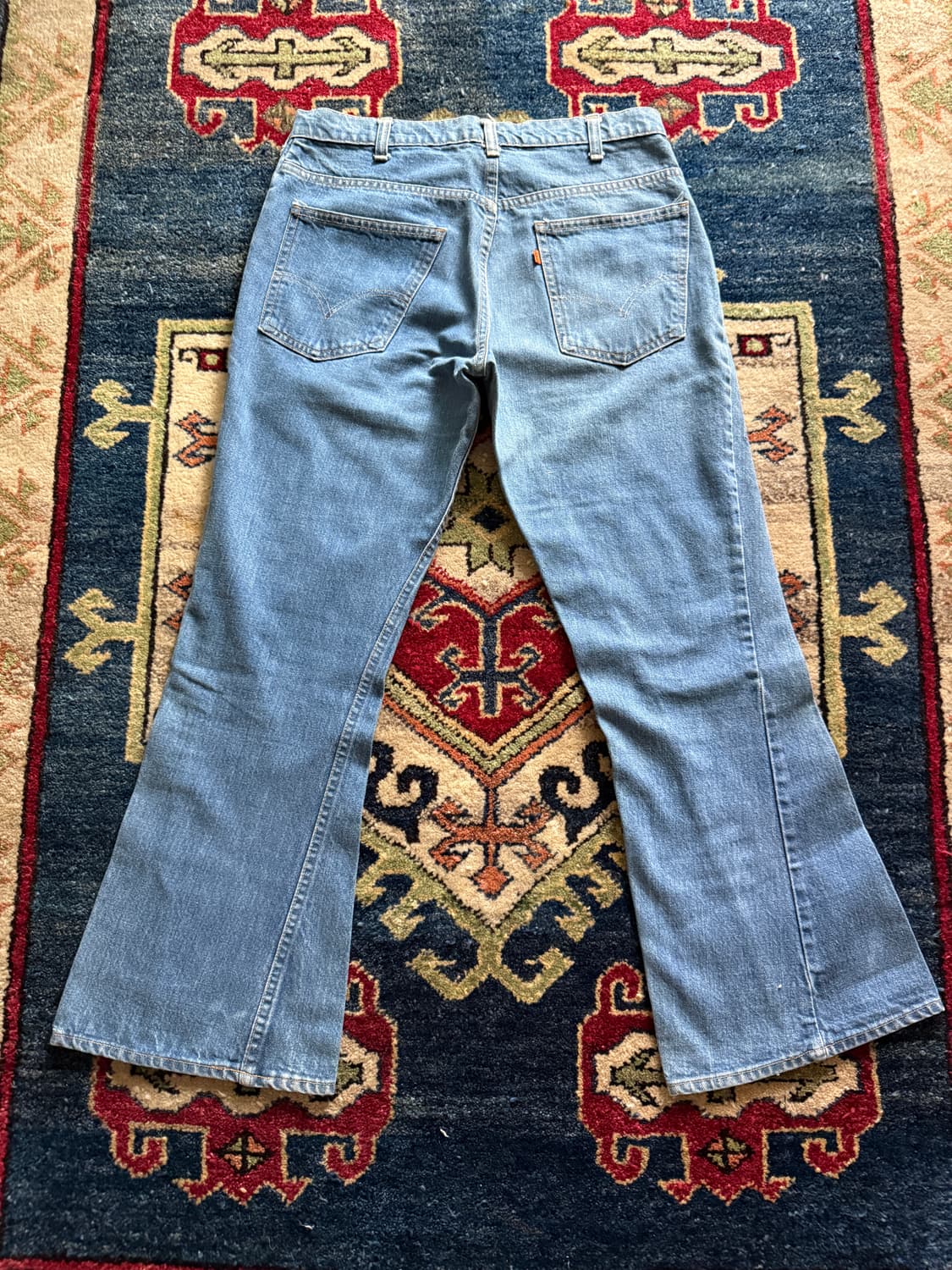 70s usa 리바이스 66전후기 646 벨바텀 플레어 데님 팬츠 상품이미지2