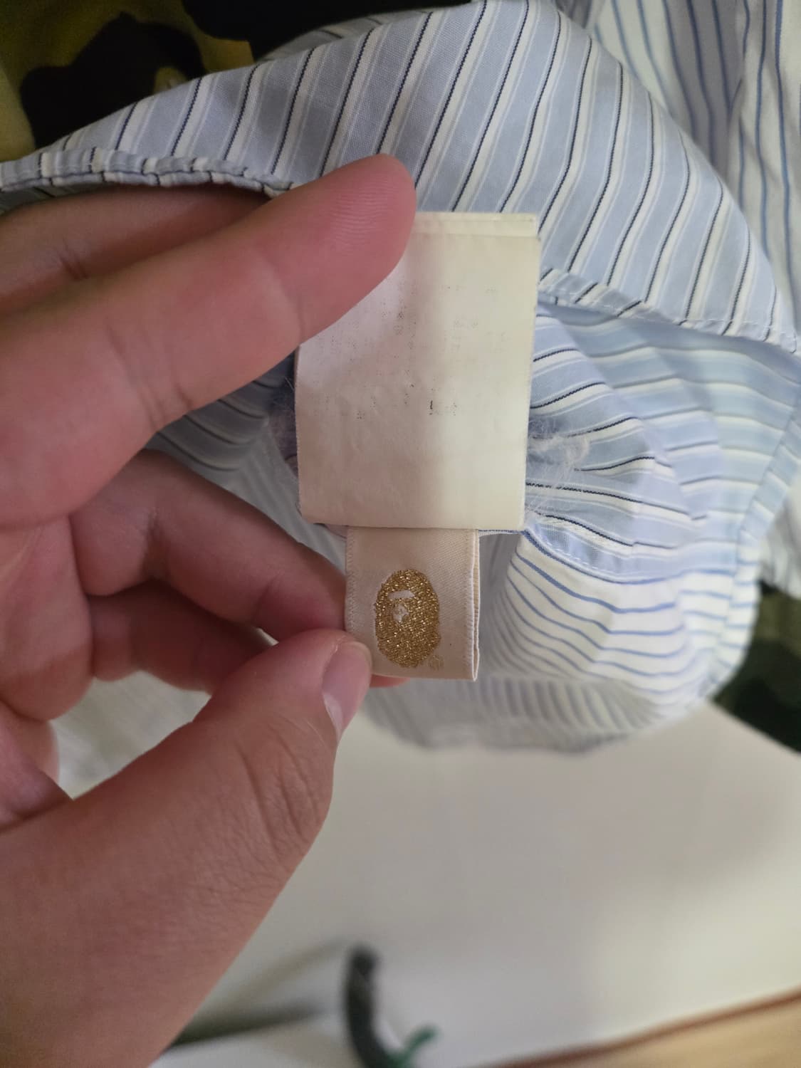 [XL]베이프 스트라이프 크레이지 카모  셔츠 상품이미지7