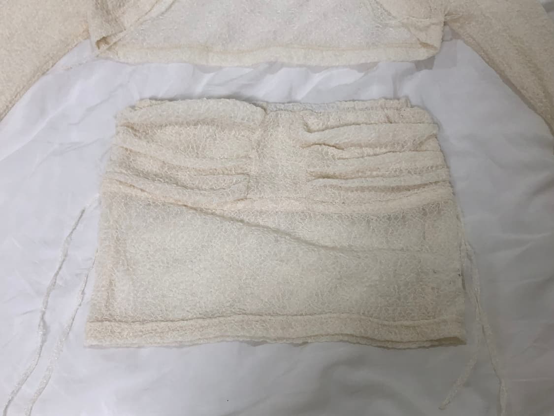 쓰리타임즈 디어 블라우스 아이보리 s 상품이미지4