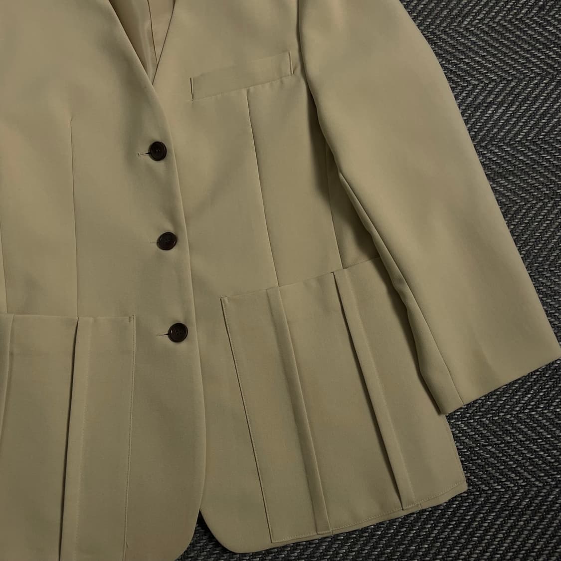 SLUB 우먼스 미니멀 블레이저 자켓 o 3949 상품이미지2