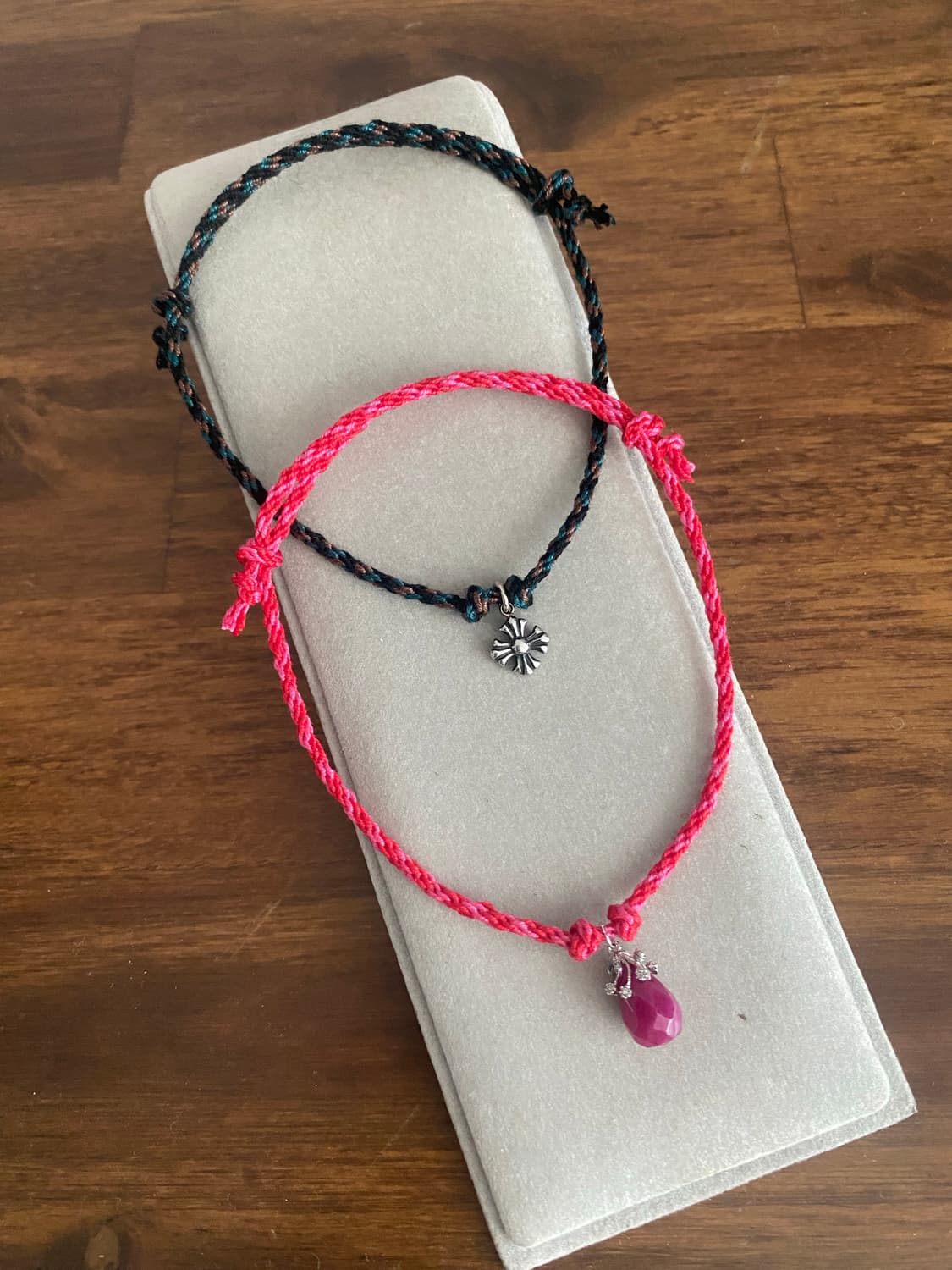 마크라메 유기농코튼 실발찌 2개 세트(새제품) 상품이미지1