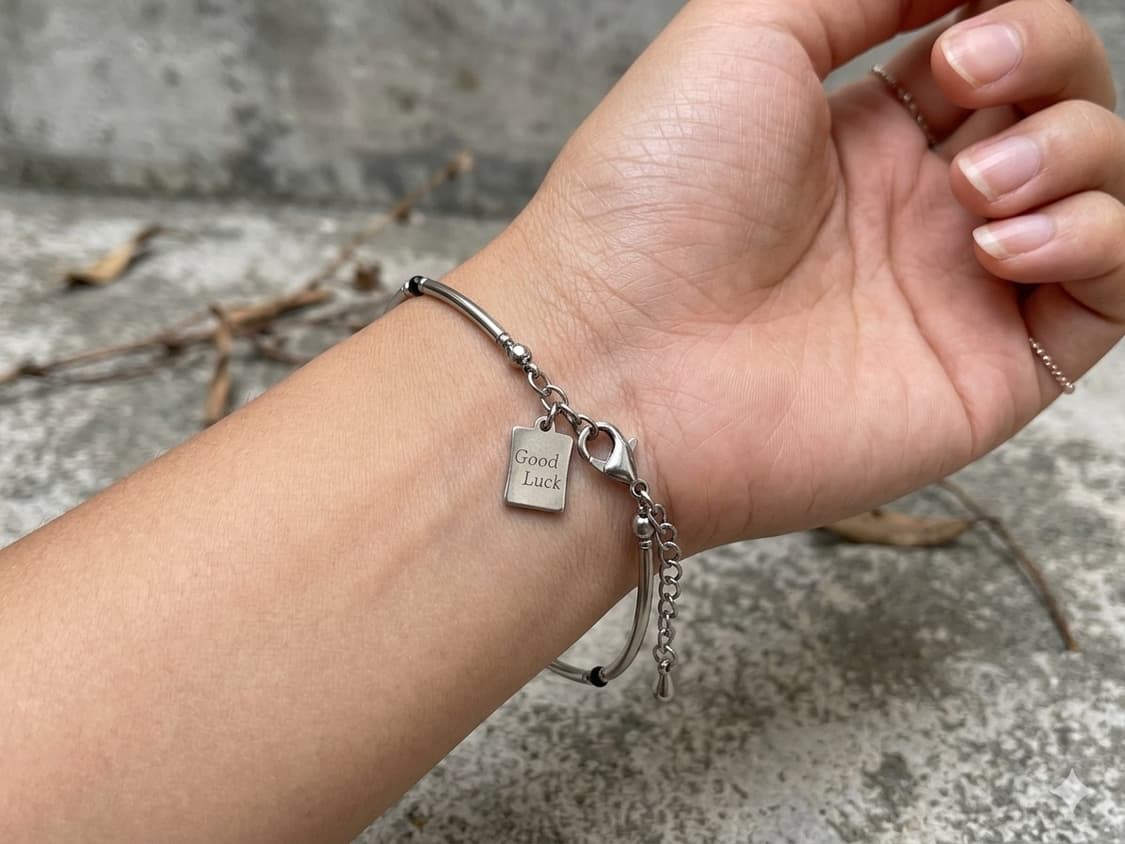 (핸드메이드) 미니 오닉스 원석팔찌 데일리 팔찌 상품이미지2