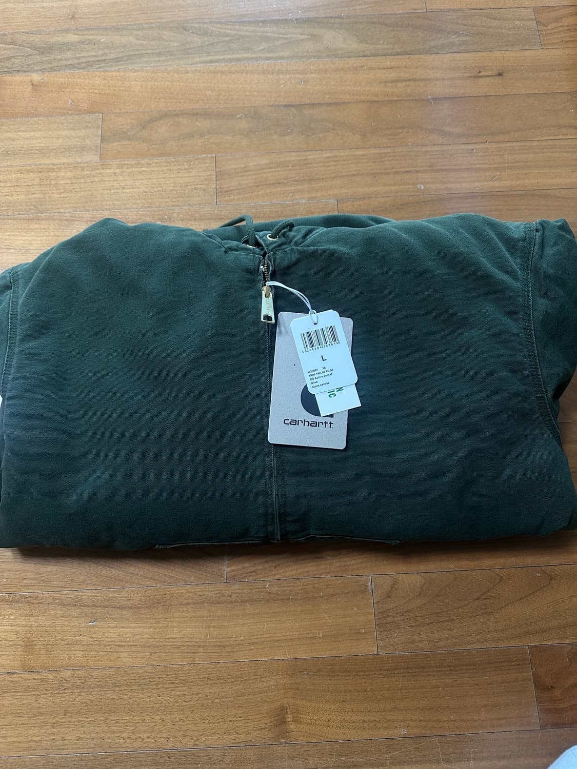 (새상품) 칼하트wip 액티브자켓 올리브 L 2장 상품이미지6