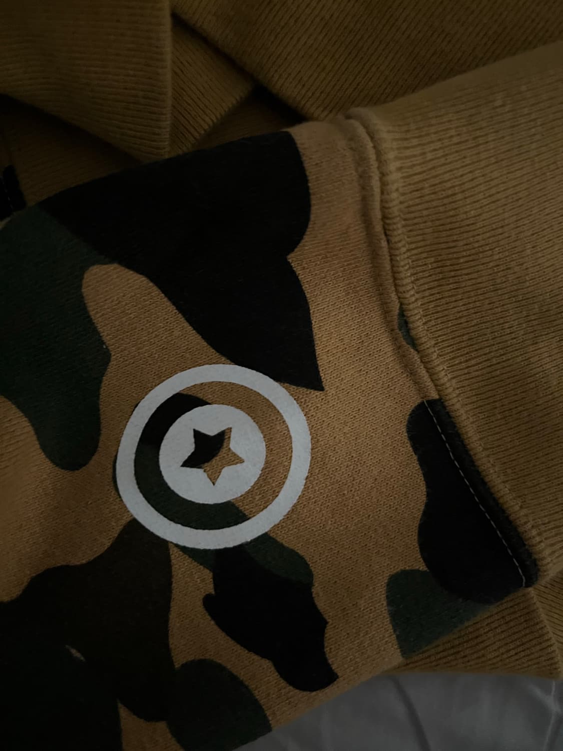 BAPE 1st ponr샤크후드 황계-M 상품이미지4