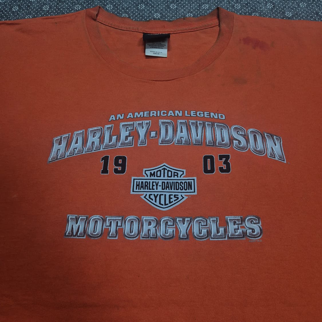 [3XL]00s US made 할리데이비슨 키티호크 딜러샵-A125 상품이미지2