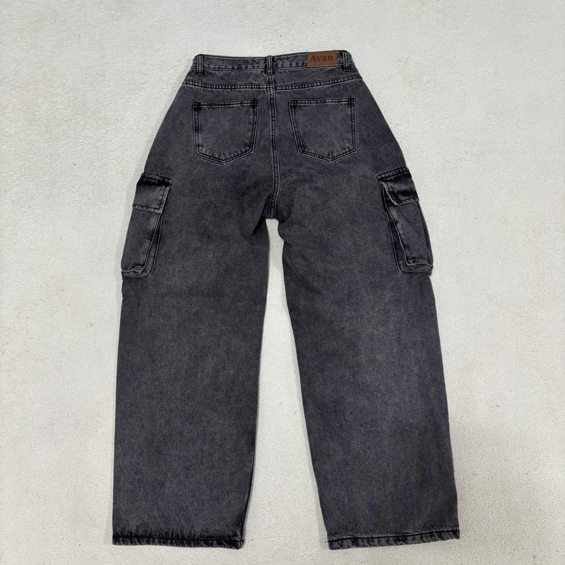 XS 어반드레스 흑청 카고 데님 팬츠 1210-2 상품이미지2