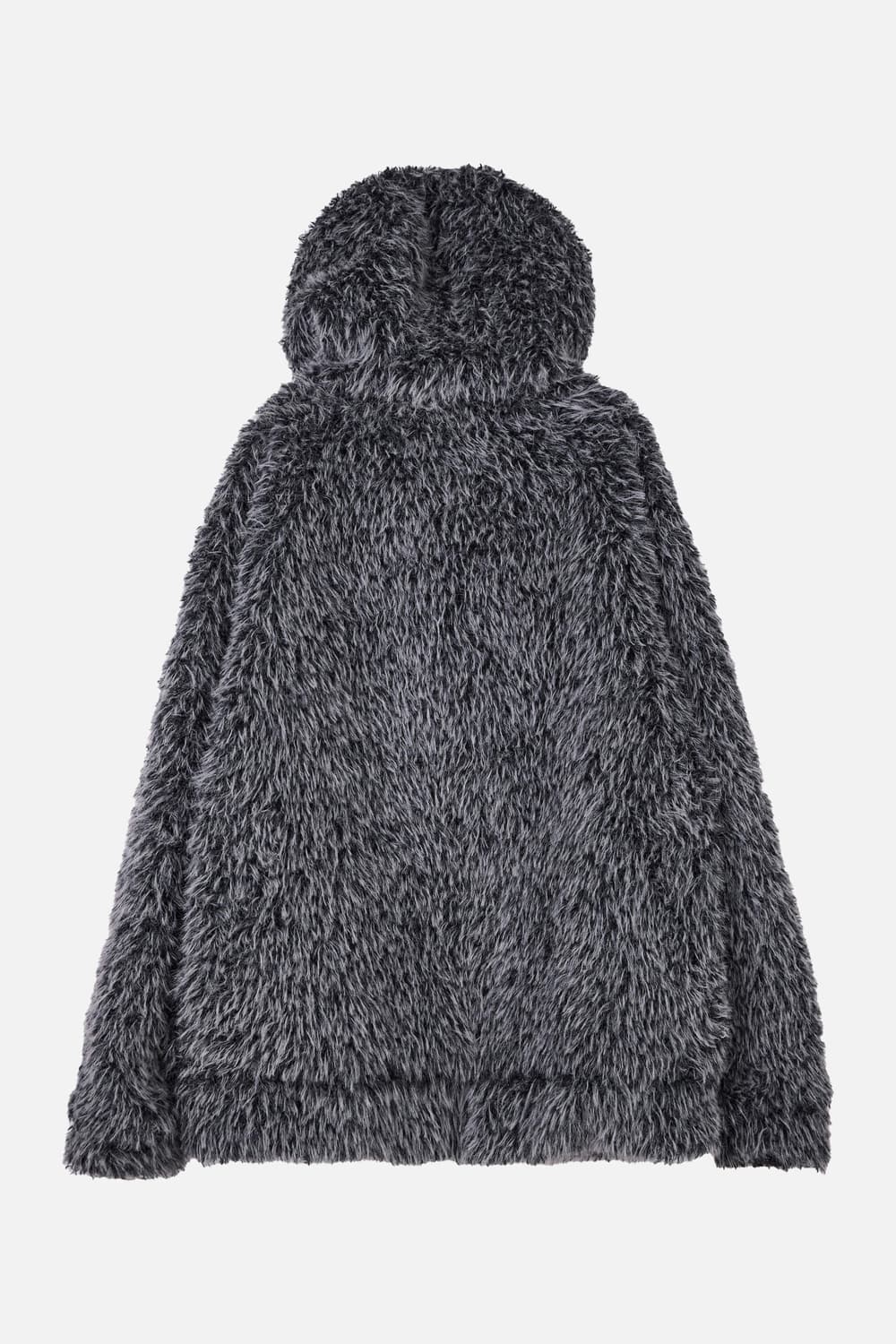 cerric 세릭 헤어리 바라클라바 집업 차콜 상품이미지3