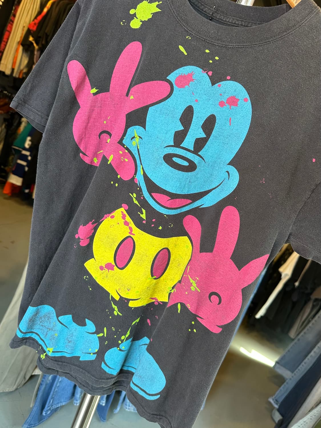 디즈니 미키마우스 프린팅 티셔츠 상품이미지3