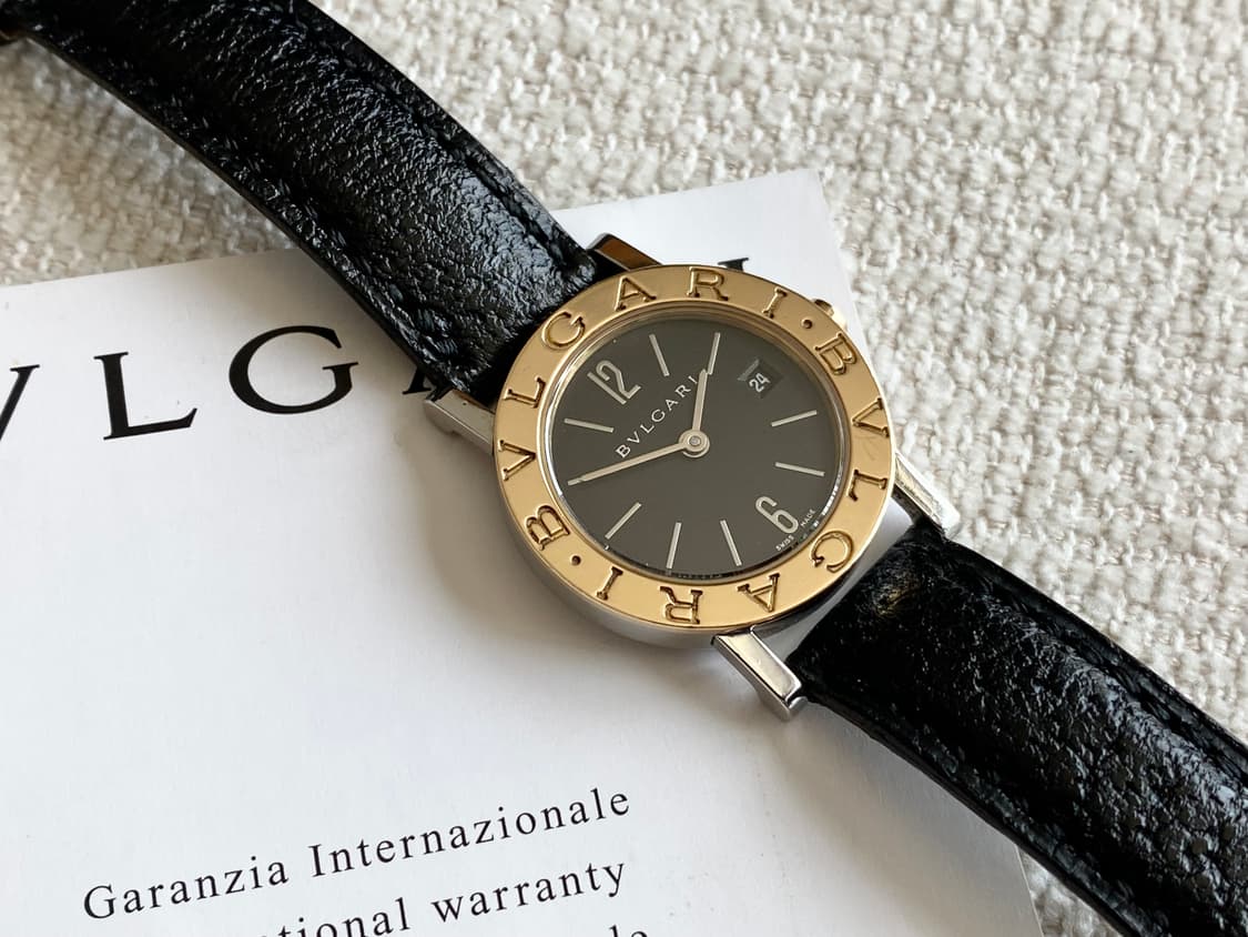 불가리 BB26SG 여성용 26mm 18K 콤비 쿼츠 상품이미지1