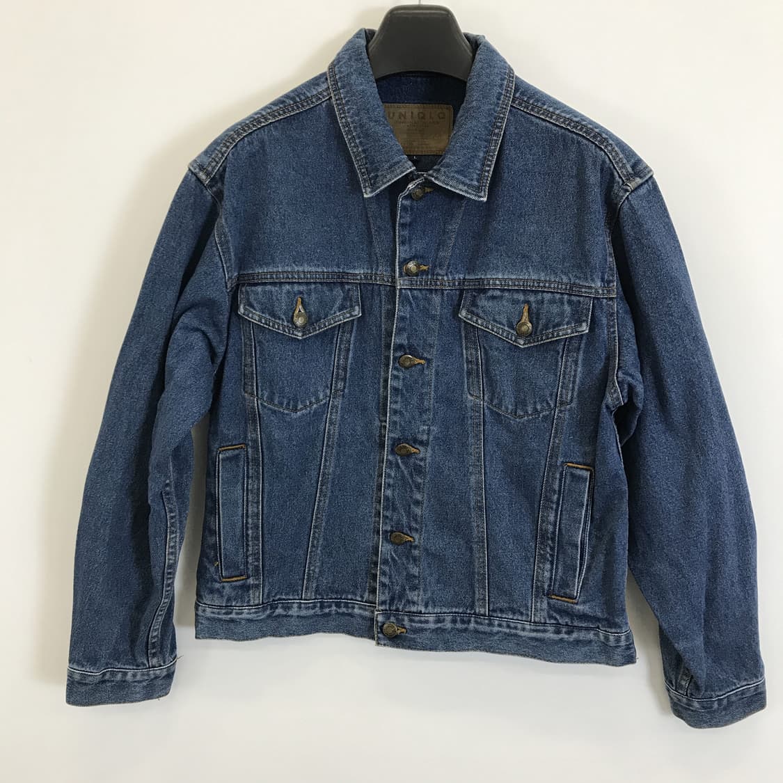 90s 올드 유니클로 데님자켓 [L] 상품이미지1