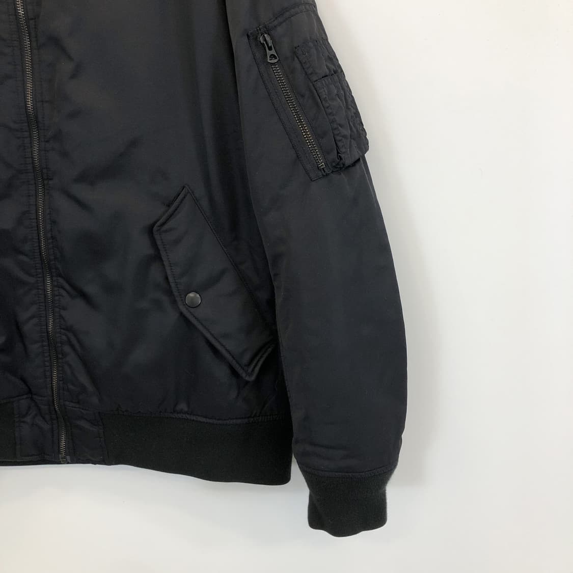 유니클로 MA-1 블루종점퍼 XL  상품이미지2