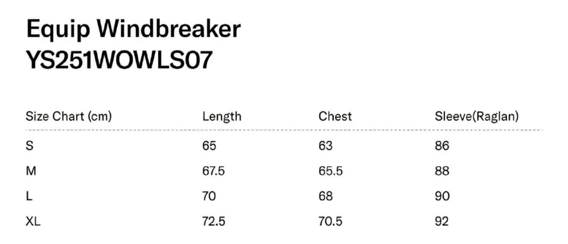 예스아이씨 윈드브레이커 바이올렛 xl 상품이미지4