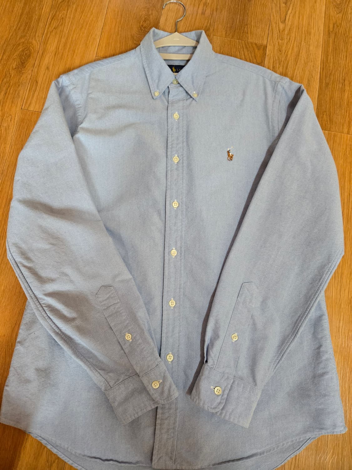 폴로 랄프로렌 클레식핏 신형 연블루 옥스포드 셔츠 상품이미지3