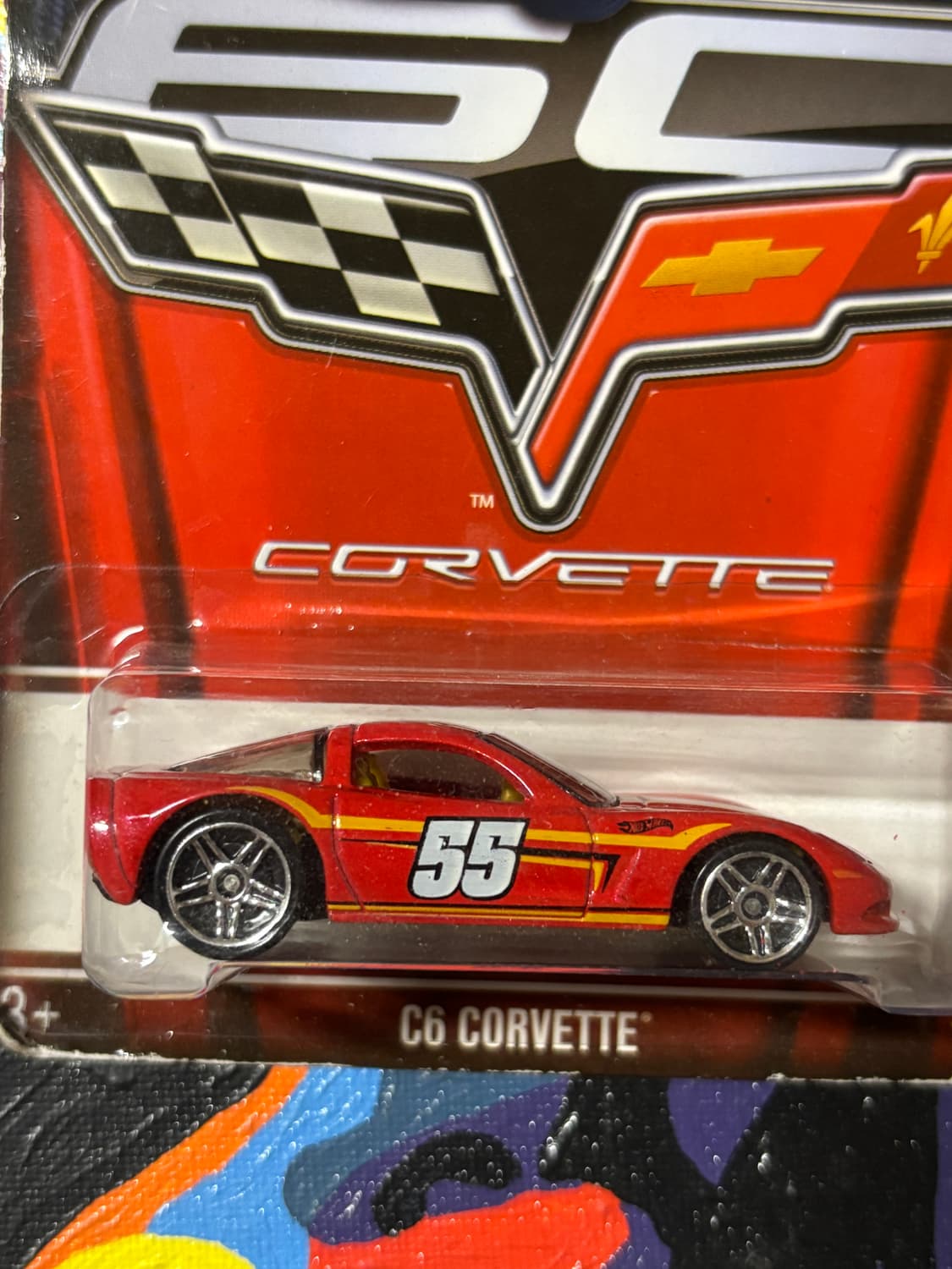 빈티지)미개봉) 핫휠 c6 콜벳 다이캐스트 인테리어 소품 상품이미지5
