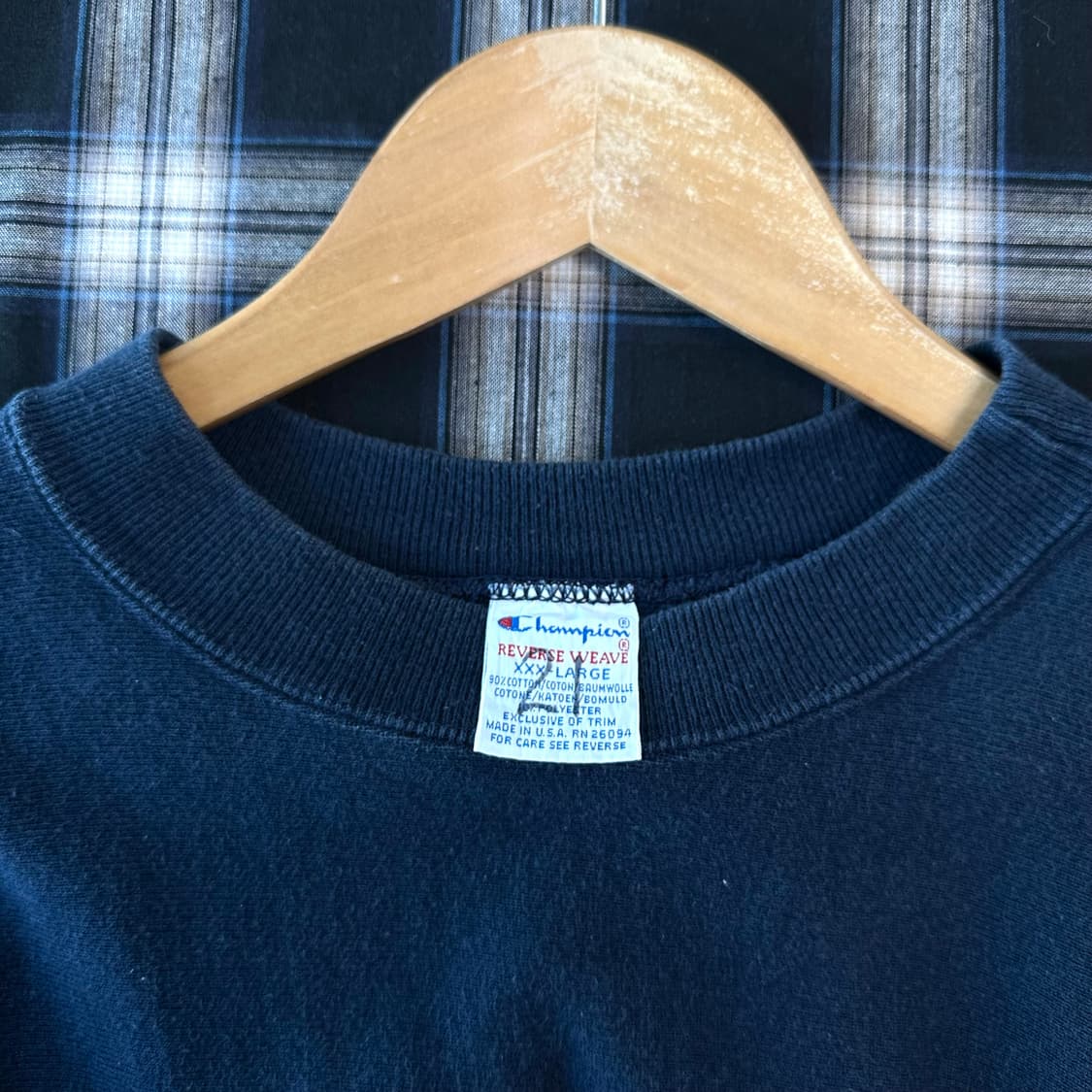 챔피온 리버스위브 빅사이즈 맨투맨 3xl 상품이미지5