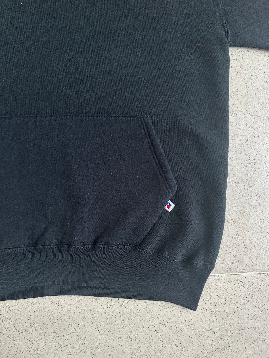 90s 빈티지 러셀 후드 블랙 XL USA 상품이미지4