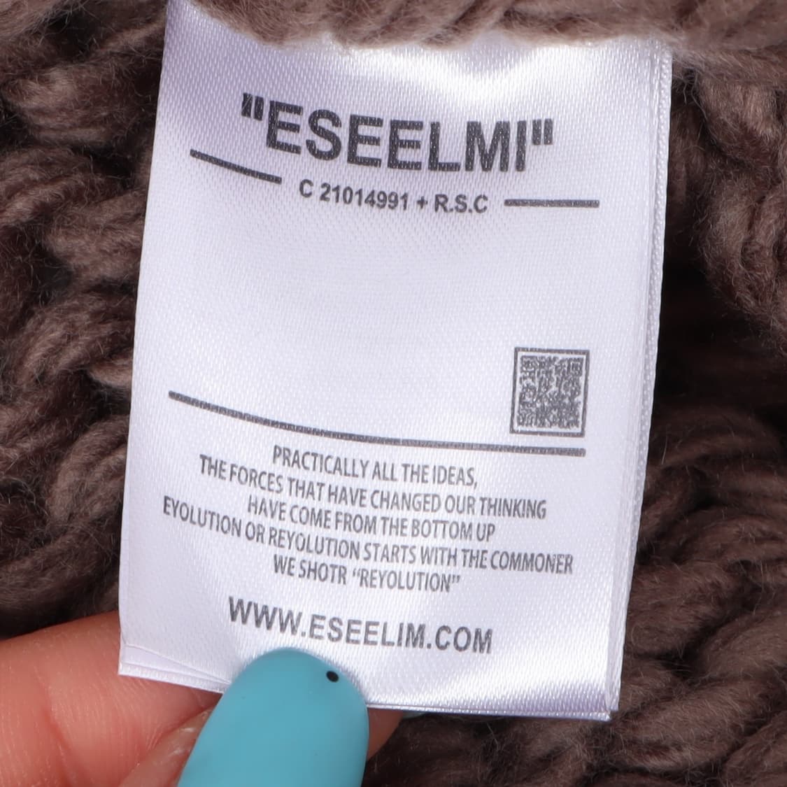 Eseelmi 에씰미 헤비 피쓰 스웨터 니트 상품이미지9