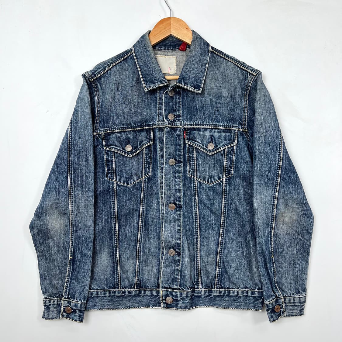 Levis 리바이스 redloop 워싱 데님 자켓 상품이미지1