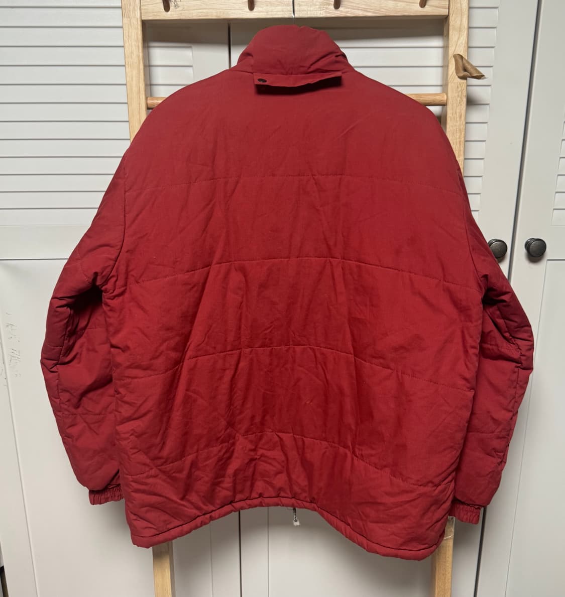 XL 나이키 화승 80s 올드스쿨 버건디 점퍼 자켓 상품이미지4