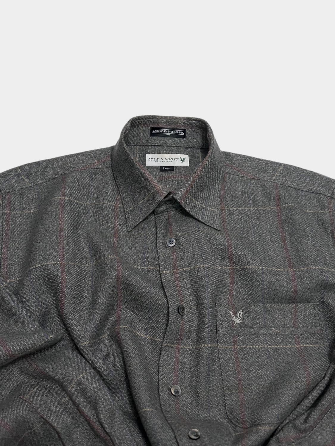 LYLE & SCOTT 라일앤스콧 체크 남방 셔츠 일본빈티지 상품이미지4