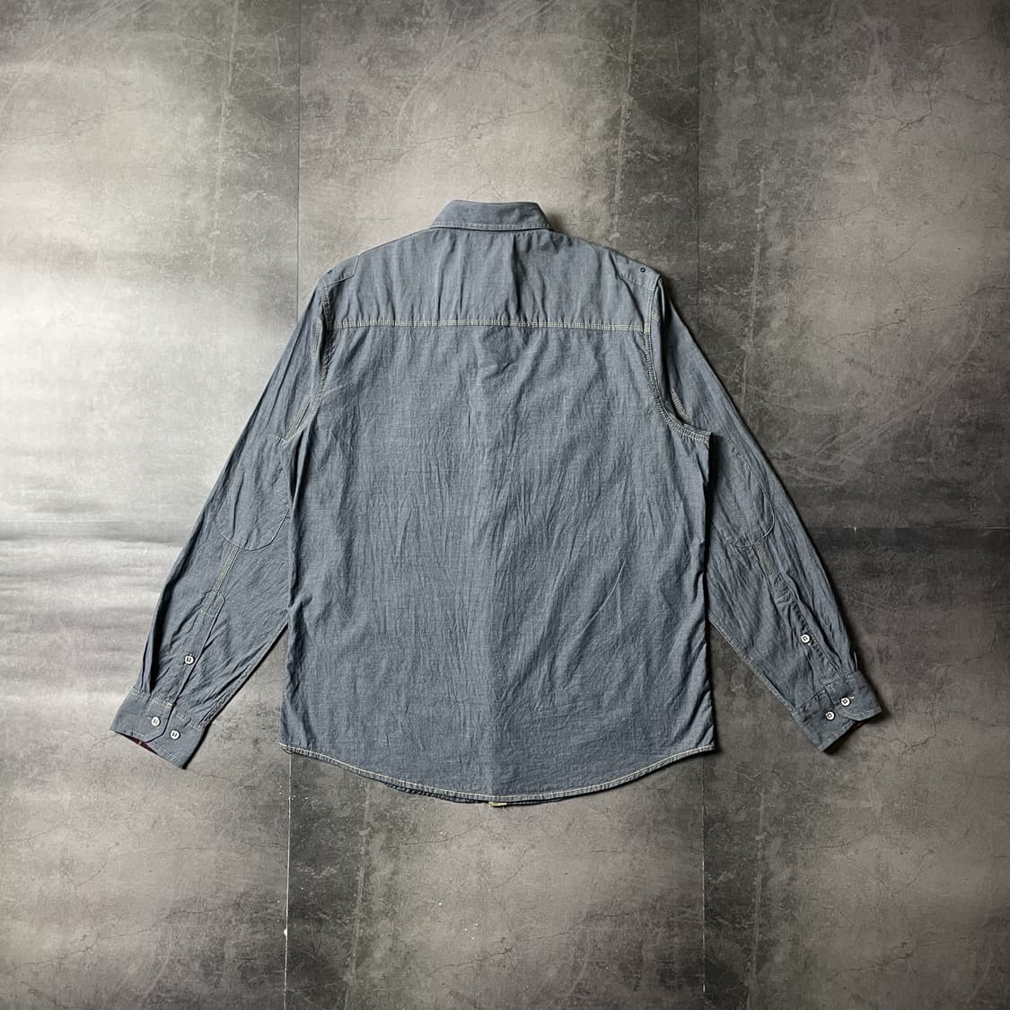 BRITCHES 빈티지 코튼 샴브레이 워크 셔츠 A00627 상품이미지7