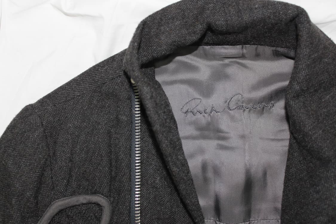 Rick Owens 2010 SS 릭오웬스 비대칭 사선 하이넥 코트 상품이미지8
