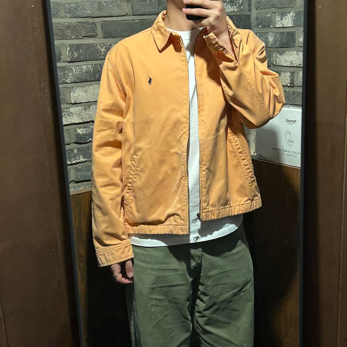 L) 폴로 랄프로렌 베이포트 스윙탑 코튼 자켓 주황 오렌지 상품이미지9