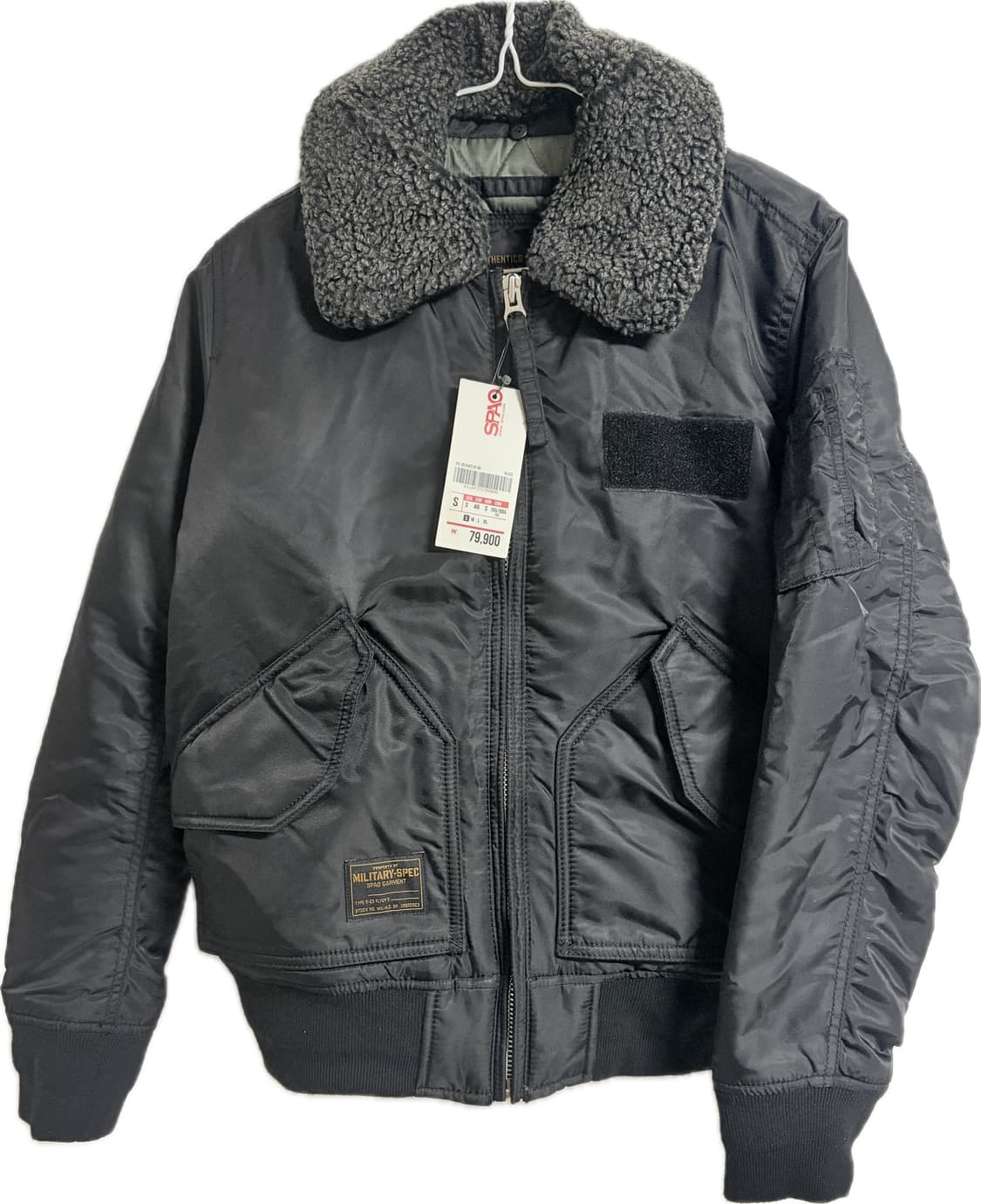 스파오 MA-1 항공점퍼 블랙 상품이미지1