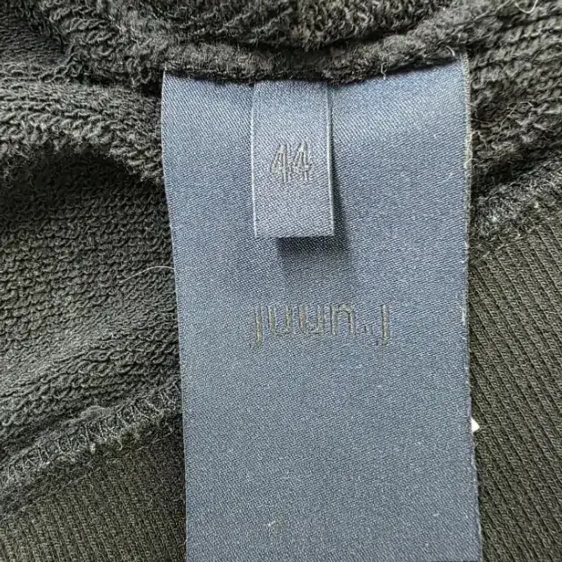 준지 블랙 프린팅 후드티 95 상품이미지8