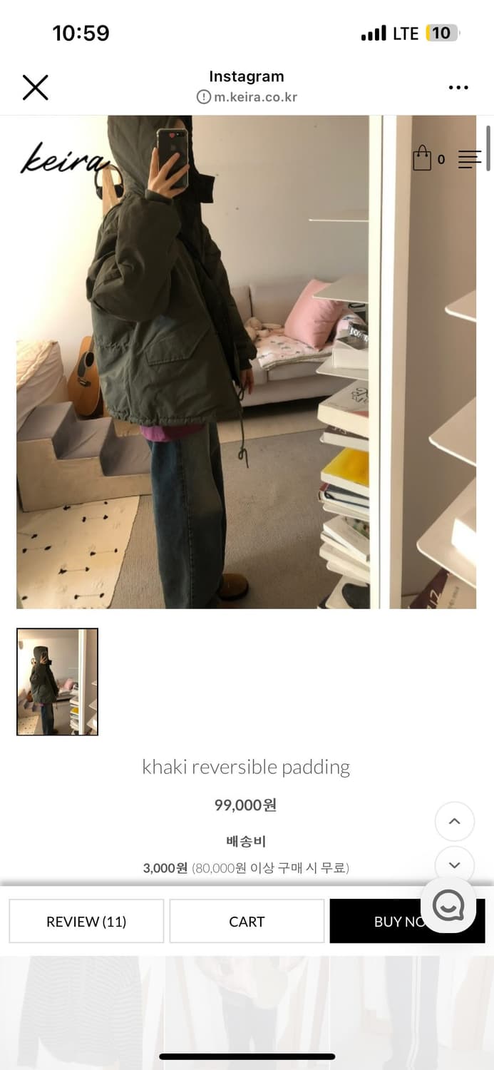 카키 야상 상품이미지4