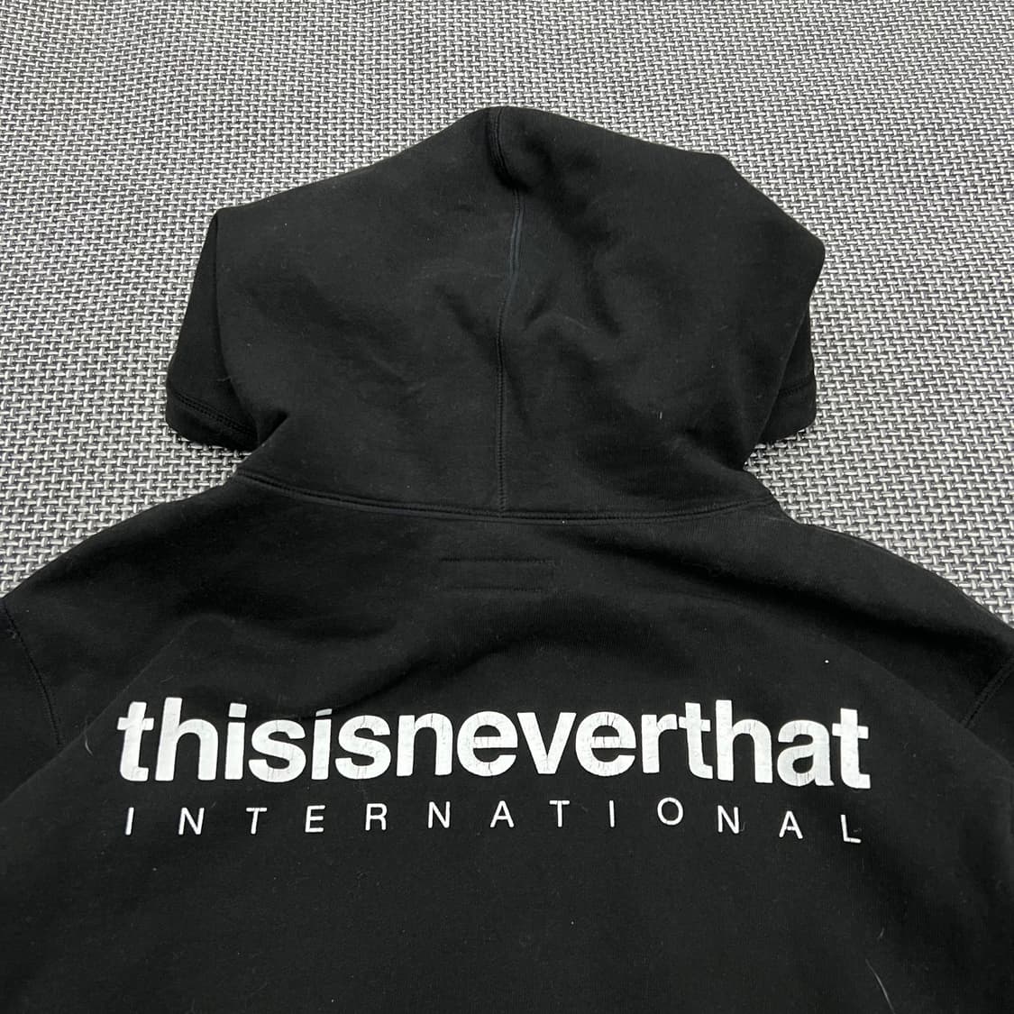 디스이즈네버댓 블랙 후드집업 상품이미지4