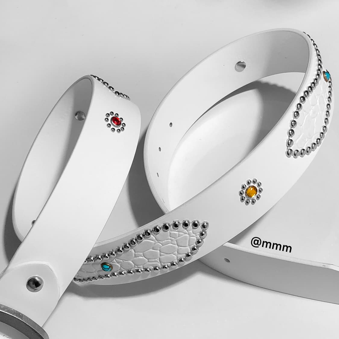 [Unisex] 잼스톤 빈티지 웨스턴 벨트 상품이미지10