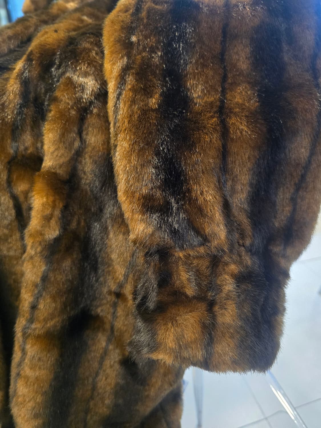 Dongil  Fur 밍크롱코트 브라운 상품이미지6