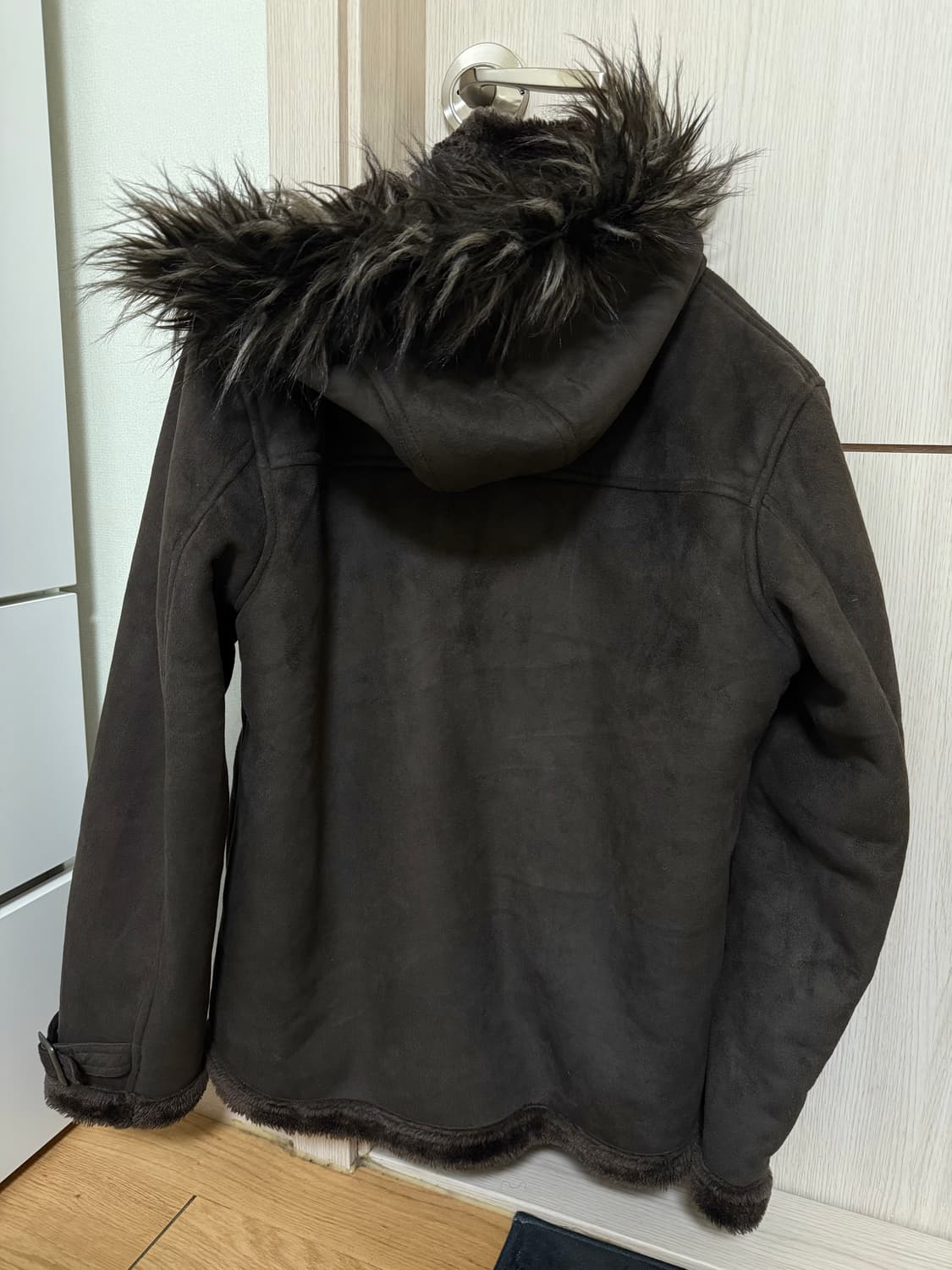 일본빈티지 후드 무스탕 상품이미지2