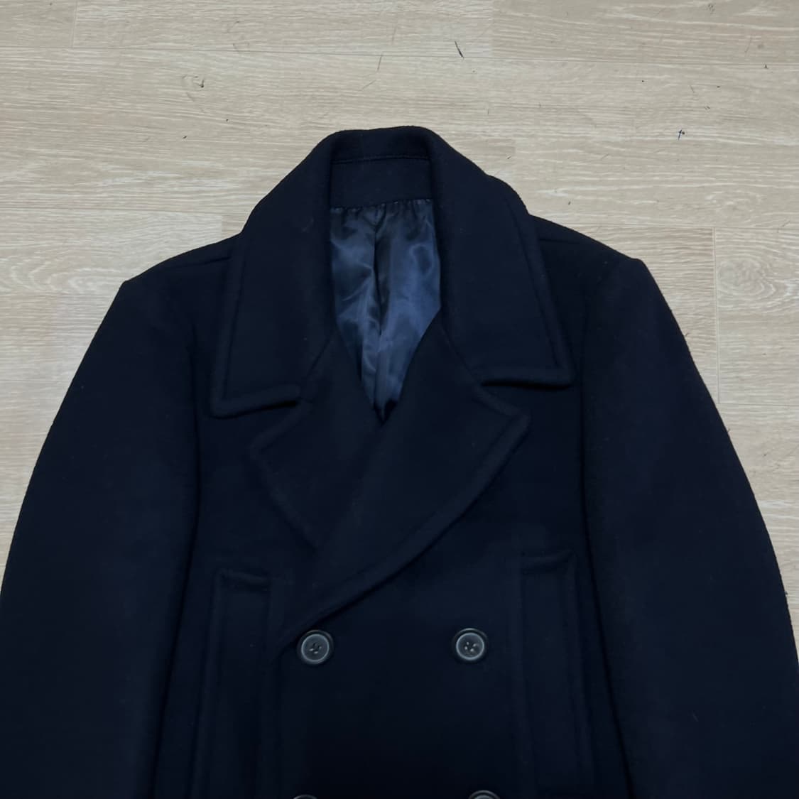 카이아크만 남성 모직 더블 피코트 [네이비] M/95 상품이미지2