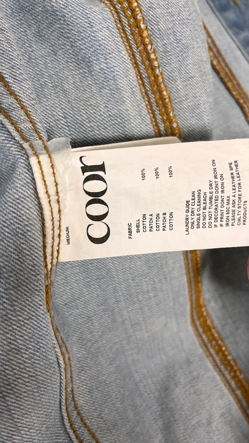 쿠어 패치워크 데님자켓  상품이미지2