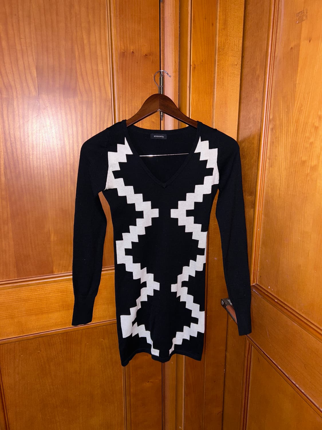 Noir Pixel Knit Dress (Egoist) 상품이미지1