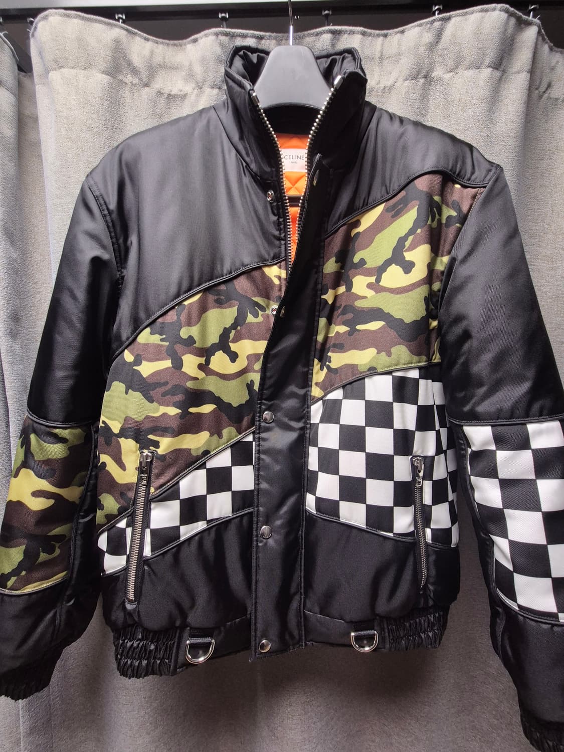 셀린느 by 에디슬리먼 카모체커보드 봄버 52 상품이미지1