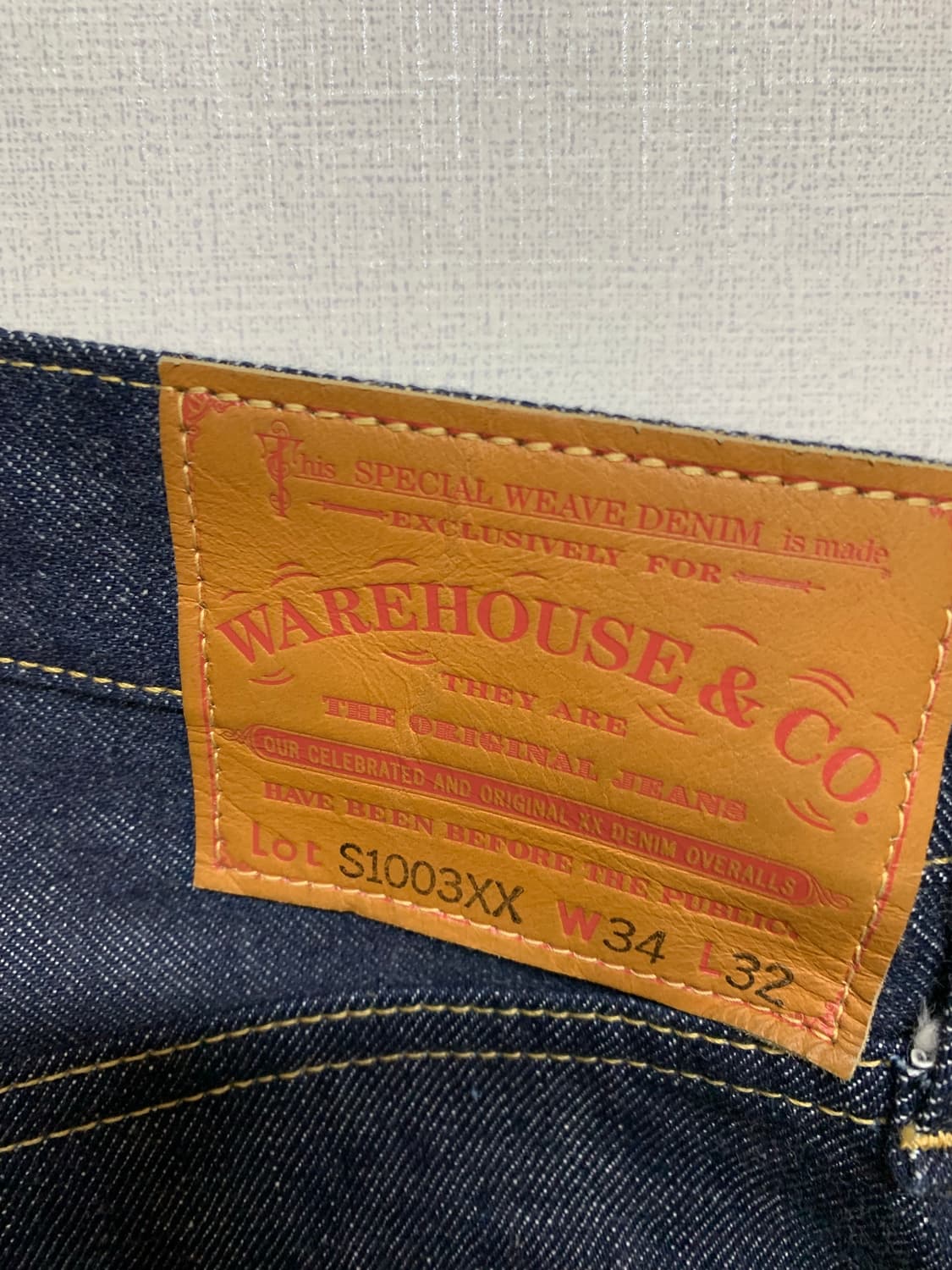 웨어하우스 s1003xx non washed 상품이미지2