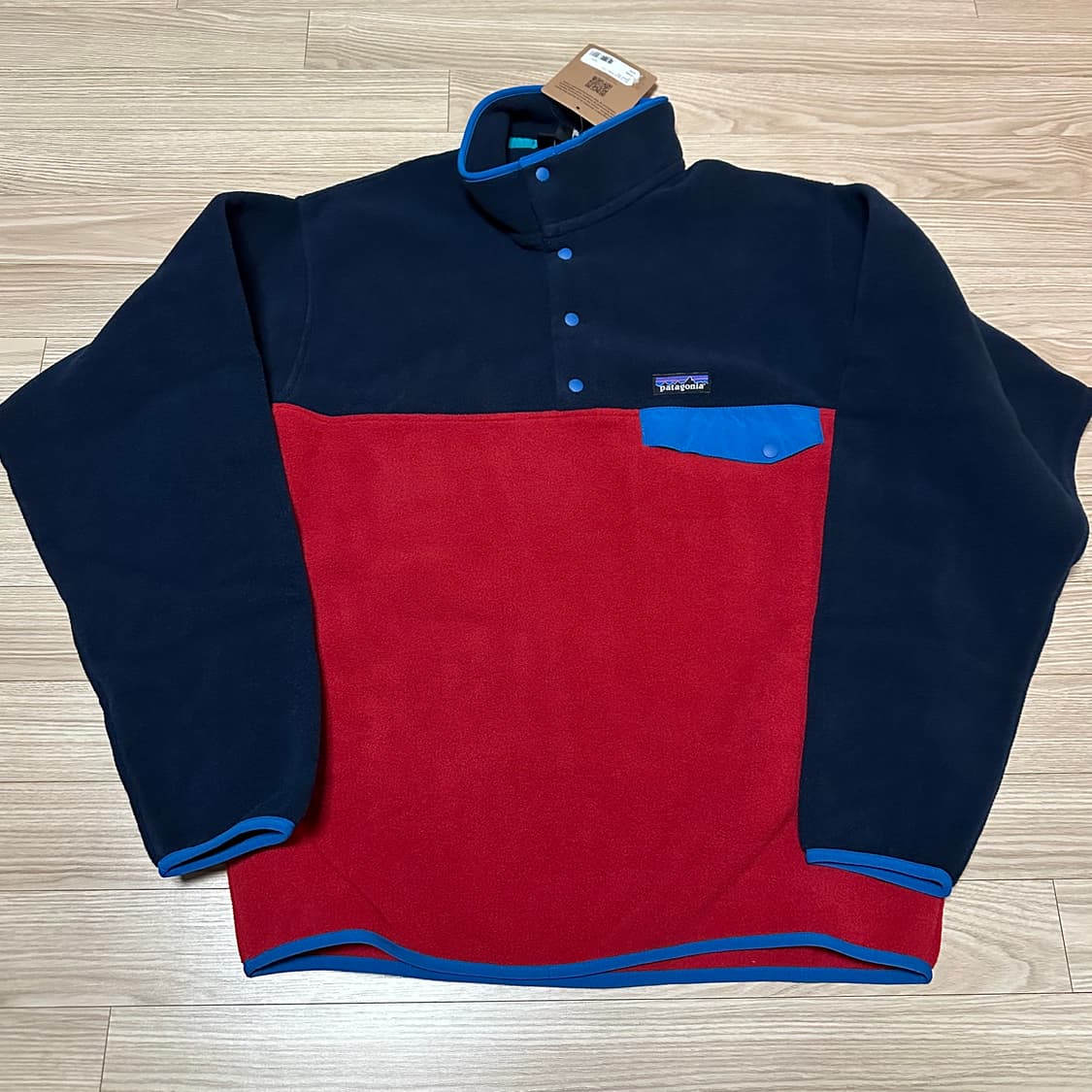 파타고니아 신칠라 스냅-T 플리스 2016 라즈펜 레드 M 상품이미지1