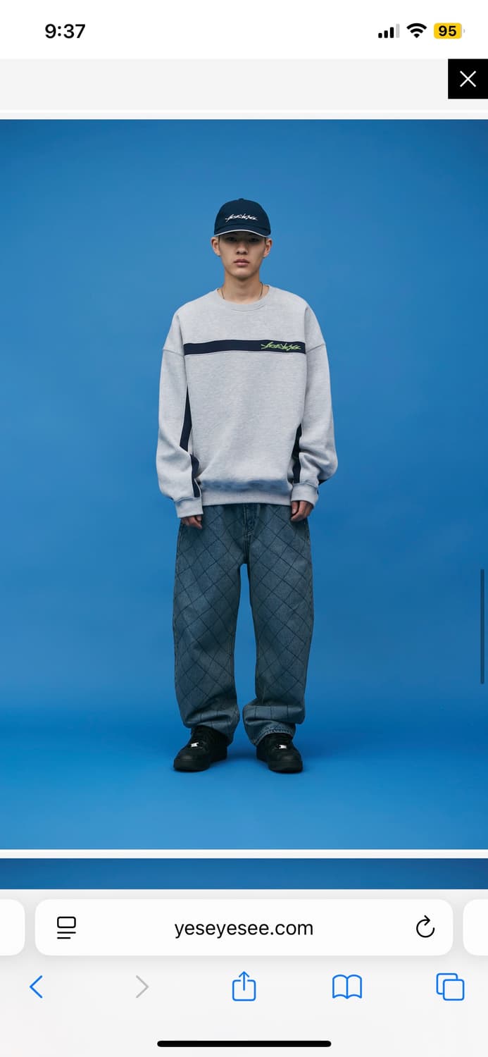 예스아이씨 Incision Sweatshirt Grey(L사이즈) 상품이미지3